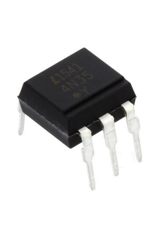 4N35 Optoacoplador Salida NPN con Conexión a Base