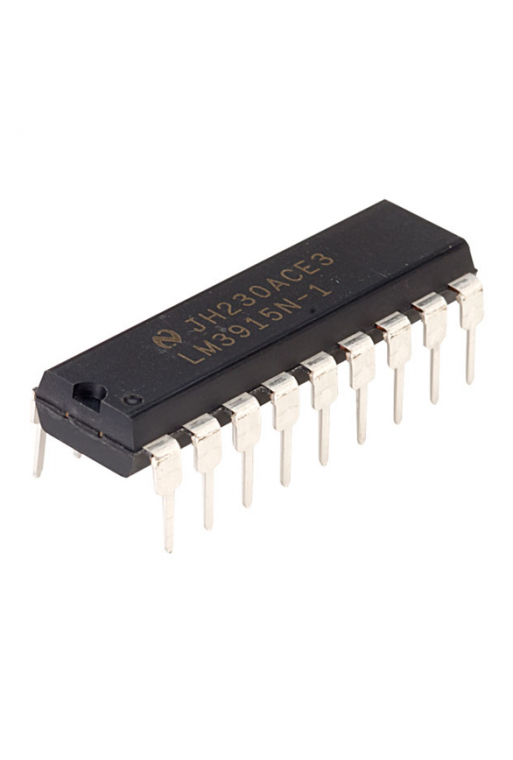 LM3915N-1 Controlador de Barra LED Logarítmico para Vúmetro DIP-18
