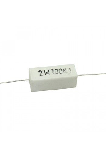 R100K-2W Resistencia a 2W 100K Ohms