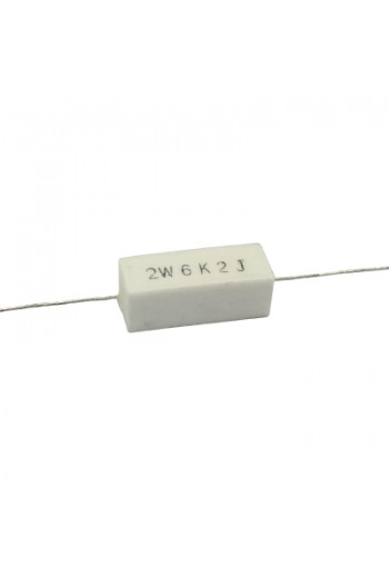 R6K2-2W Resistencia a 2W 6.2K 6K2 Ohms