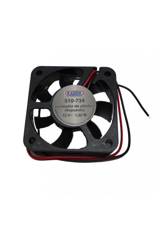510-734 Ventilador de Plástico 12V 5X5X1CM