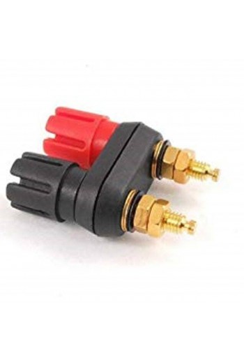 705-450 Jack Doble Banana Conectores Dorados