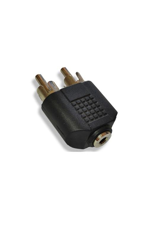 705-059 Adaptador 2 Plugs RCA a Jack 3.5mm