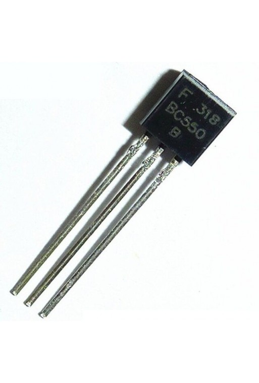 BC550 Transistor BJT NPN 45V 100mA TO-92-3