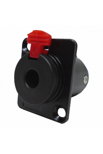 705-372 Jack 6.3 mm Mono para Chasis con Seguro