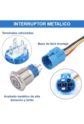  3A 12-24V Con Piloto Azul