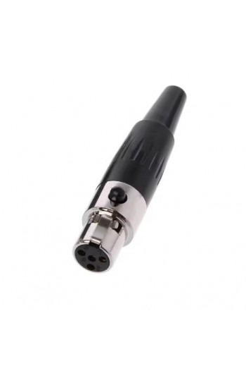 705-353 Jack Mini XLR 4 Pin Metálico