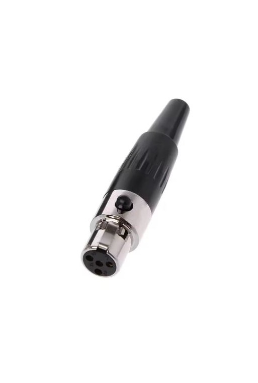 705-353 Jack Mini XLR 4 Pin Metálico
