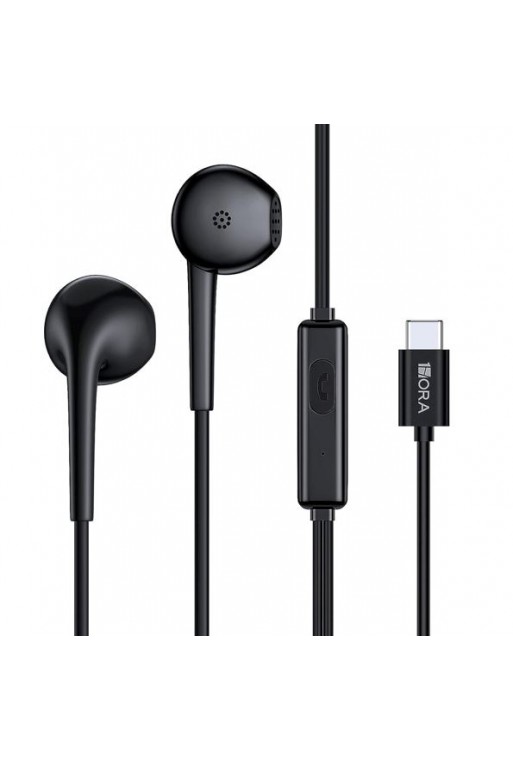 700-2006 Audífonos Alámbricos Tipo C AUT124 Color Negro