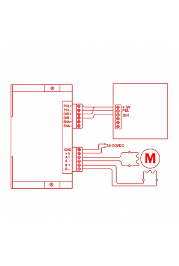 XS-297 Driver DM556 Para Motor A Pasos Nema, 4A 20-50V 5.6A
