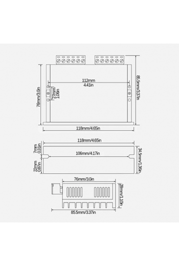 XS-297 Driver DM556 Para Motor A Pasos Nema, 4A 20-50V 5.6A