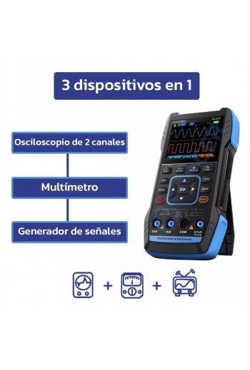  Generador de Funciones y Osciloscopio Digital de Mano 2C23T
