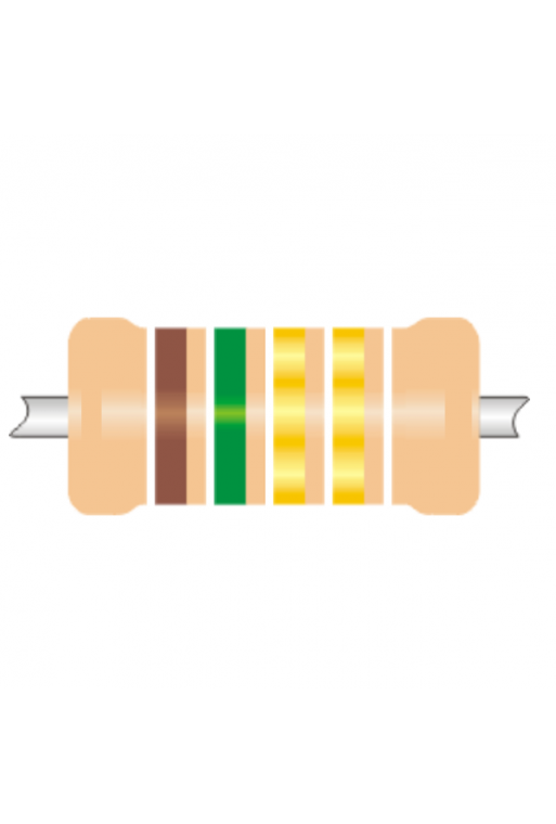 R1E5-1-2 Resistencia de Carbón 1.5 ohms 1/2 Watt