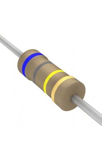 R680K-1-2 Resistencia de Carbón 680K ohms 1/2 Watt