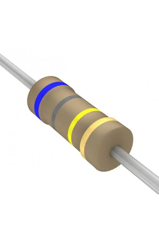 R680K-1-2 Resistencia de Carbón 680K ohms 1/2 Watt
