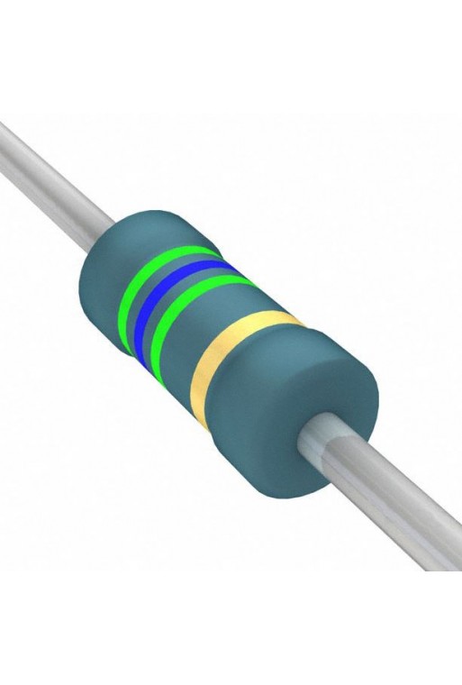 R5M6-1-2 Resistencia de Carbón 5M6 ohms 1/2 Watt