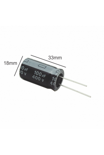 CE-100-400V Capacitor Electrolítico 100uF 400V 105C
