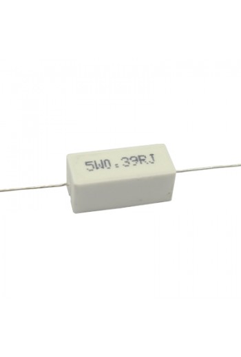 R0E39-5W Resistencia a 5W .39 Ohms