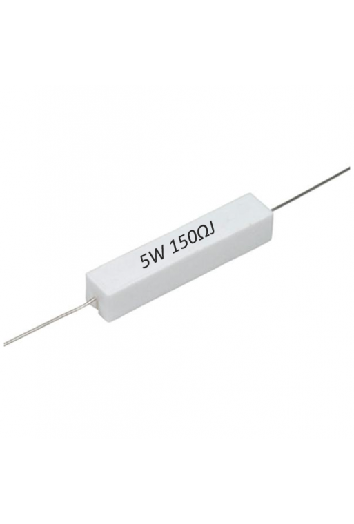 R150E-5W Resistencia de Alambre 150 ohms 5W
