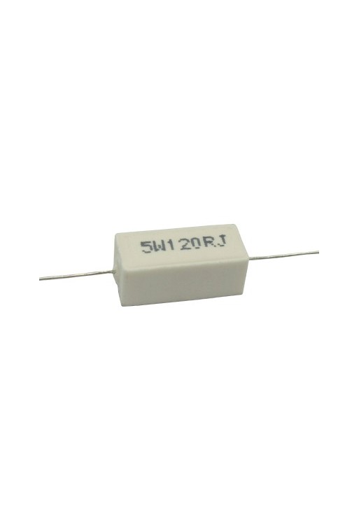 R120E-5W Resistencia de Alambre 120 ohms 5W 813-542