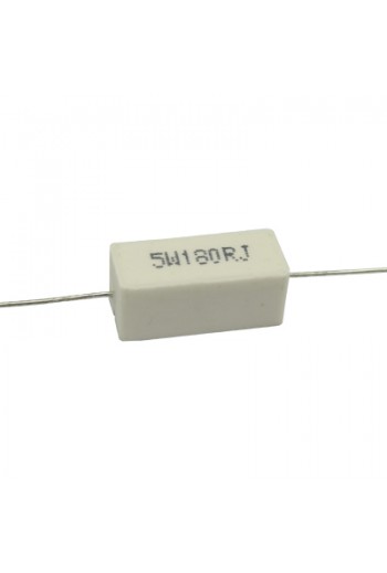 R180E-5W Resistencia a 5W 180 Ohms