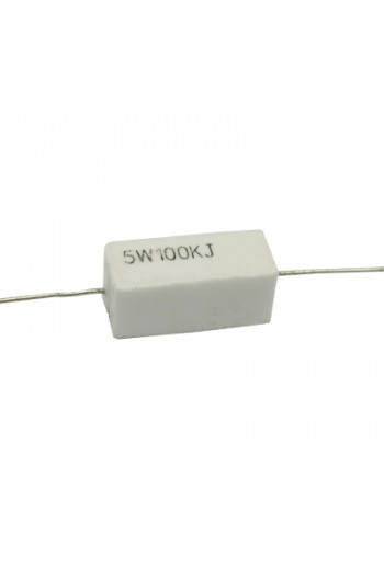 R100K-5W Resistencia a 5W 100K Ohms