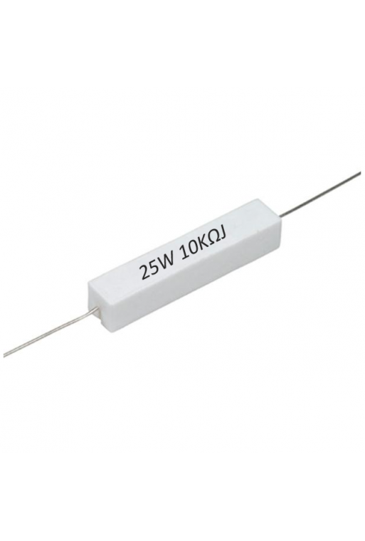 R10K-25W Resistencia de Alambre 10K ohms 25W