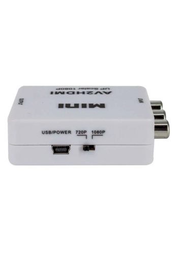 130-080 Convertidor de Señal Entrada A/V RCA A Salida HDMI