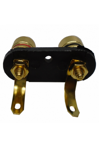 705-454 Jack Doble, Tipo Banana, Conectores Dorados Metálicos