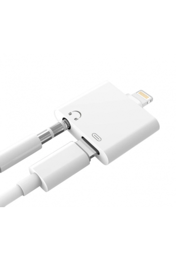 700-125 Adaptador Lightning para Audio 3.5mm y Carga