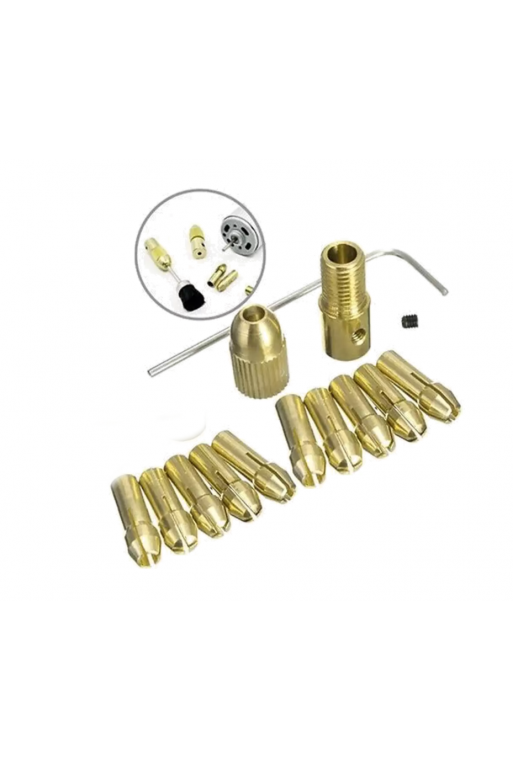 310-604 Kit Adaptador de Brocas para Mini Taladro con 13 Accesorios