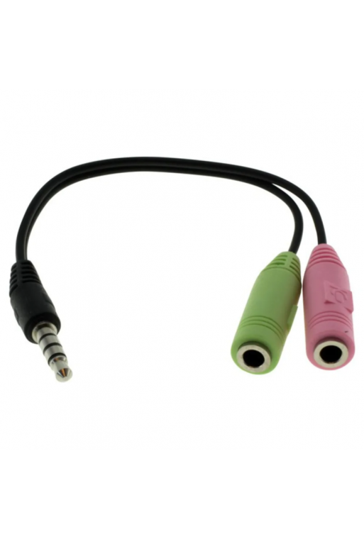 080-002 Adaptador Divisor de 3.5mm 4 Bandas