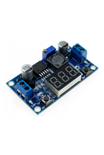XS-107 Convertidor Regulador DC DC Step Down Buck LM2596 Con Voltímetro