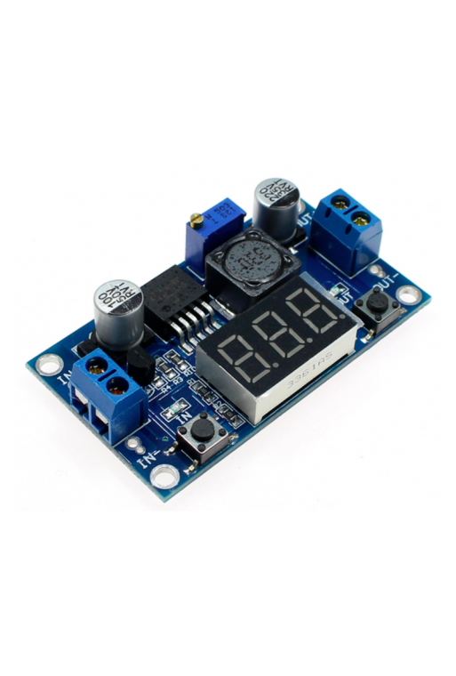 XS-107 Convertidor Regulador DC DC Step Down Buck LM2596 Con Voltímetro