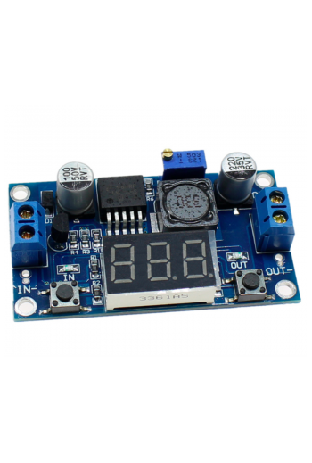 XS-107 Convertidor Regulador DC DC Step Down Buck LM2596 Con Voltímetro
