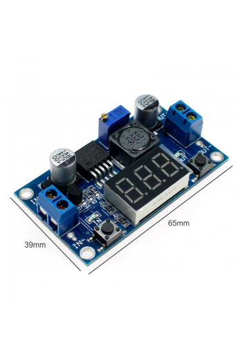 XS-107 Convertidor Regulador DC DC Step Down Buck LM2596 Con Voltímetro