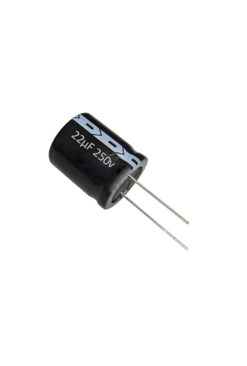 CE-22-250V Capacitor Electrolítico 22uF 250V 105C Radial