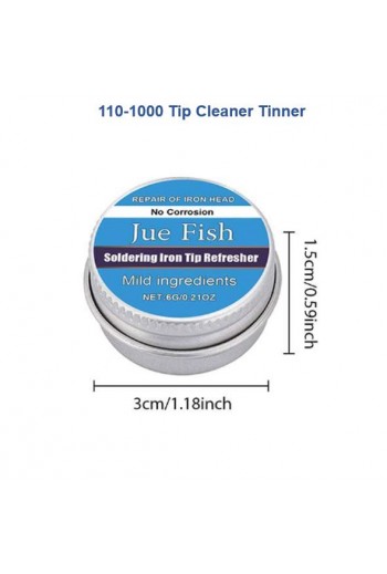 110-1000 Restaurador Renovador Tinner para Puntas de Cautín, Tip Cleaner