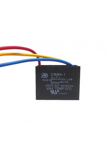 SV-2-5 Capacitor para Ventilador 2+5uF 250V 50-60Hz