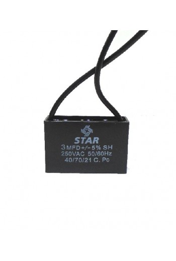 SV-3 Capacitor para Ventilador 3MF 250V  50-60Hz