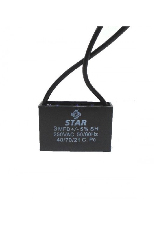 SV-3 Capacitor para Ventilador 3MF 250V  50-60Hz