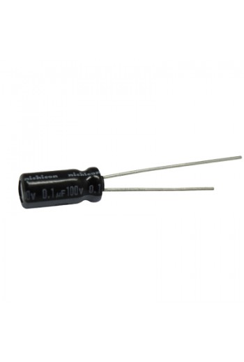 CE-.1-100V Capacitor Electrolítico 0.1uF 100V 105C
