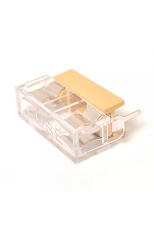255-744	Portafusible Tipo Americano para PCB 250V 10A con Protector