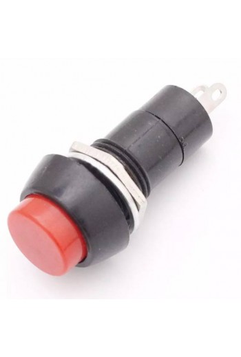835-215 Interruptor Tipo Push Rojo Grande Normalmente Abierto