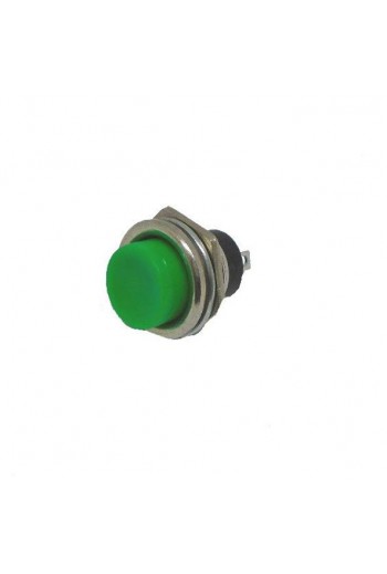 835-308-VER Boton Abierto Push 3A 125VAC 2 Pines Color Verde
