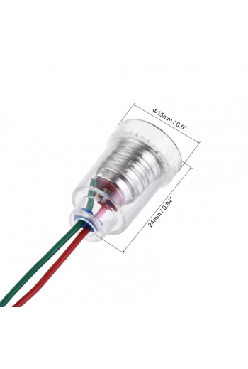 245-534 Portafoco de Rosca con Alambres, Base para Focos E10
