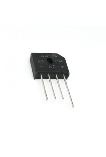 RS604 Puente Rectificador 400V 6A