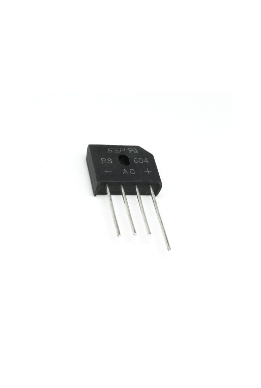 RS604 Puente Rectificador 400V 6A