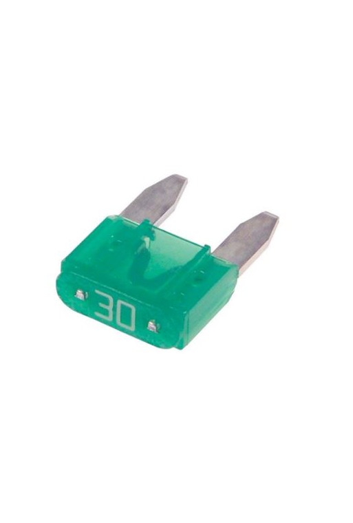 255-129 Fusible Automotriz Tipo Mini ATM 32V 30A Verde