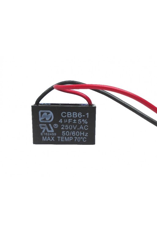 SV-4 Capacitor para Ventilador 4uF 250V 50-60Hz